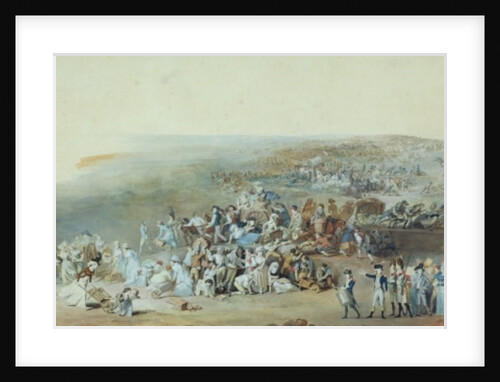 Parisians at the Champ de Mars Preparing for the Fete de la Federation, 14th July 1790 by Etienne-Charles Leguay