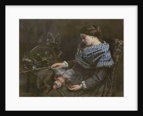 The Sleeping Embroiderer, 1853 by Gustave Courbet