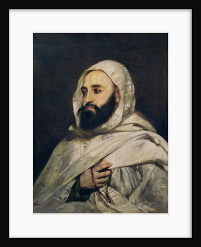 Portrait of Abd el-Kader by Jean Baptiste Ange Tissier