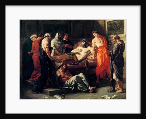 Study for The Death of Marcus Aurelius, before 1844 (oil on canvas by Ferdinand Victor Eugene Delacroix