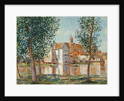 Le Loing à Moret, Septembre Matin by Alfred Sisley