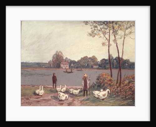 On the Banks of the Loing by Alfred Sisley