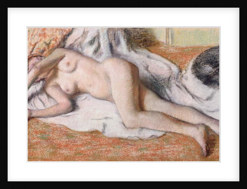 After the Bath or, Reclining Nude, c.1885 by Edgar Degas