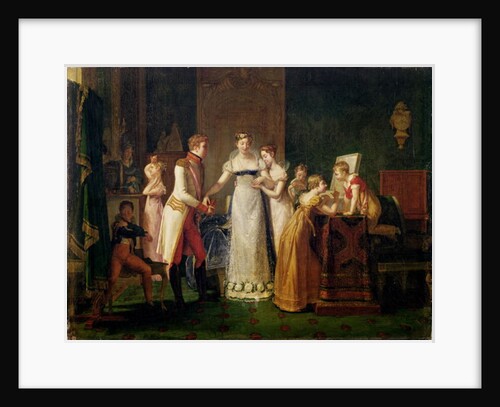 Marie-Louise of Austria Bidding Farewell to her Family in Vienna, 13th March 1810, 1812 by Pauline Auzou