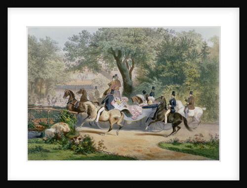Promenade au Bois by Eugene Charles Francois Guerard