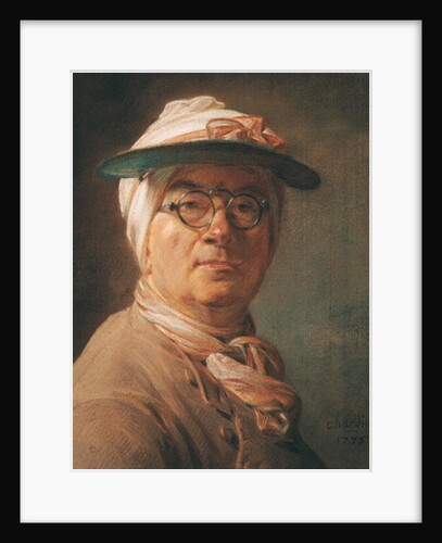 Self Portrait, 1775 by Jean-Baptiste Simeon Chardin