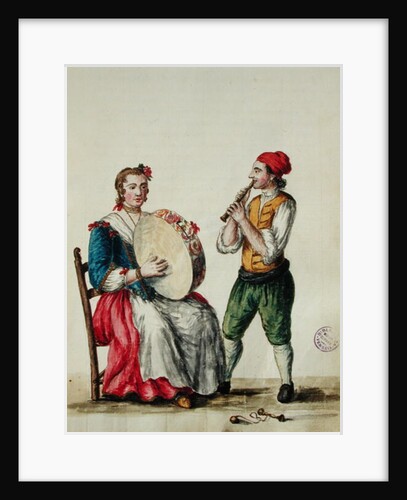 Venetian Musician by Jan van Grevenbroeck