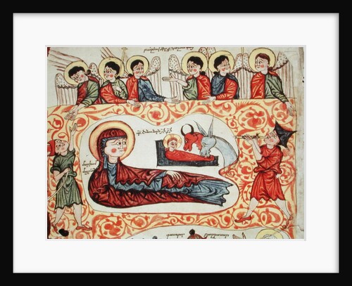 Ms 404 fol.1v The Nativity by School Armenian