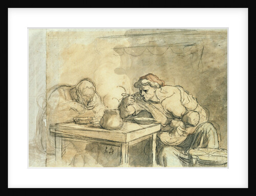 The Soup, c.1862-65 by Honore Daumier