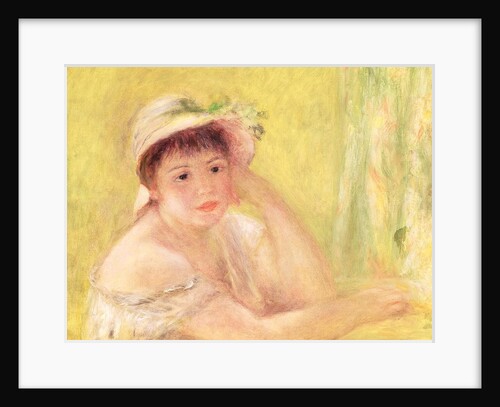 Woman in a Straw Hat, 1879 by Pierre Auguste Renoir