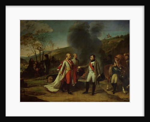 Meeting between Napoleon I and Francis II after the Battle of Austerlitz, 4th December 1805 by Baron Antoine Jean Gros