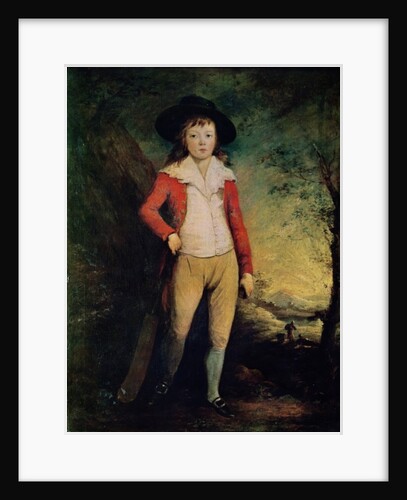 Portrait of William Seward with a Cricket Bat, c.1788-91 by Ozias Humphry