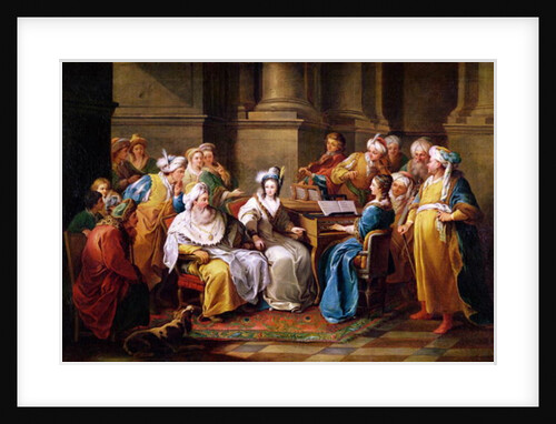 The Grand Turk Giving a Concert for his Mistress by Carle van Loo