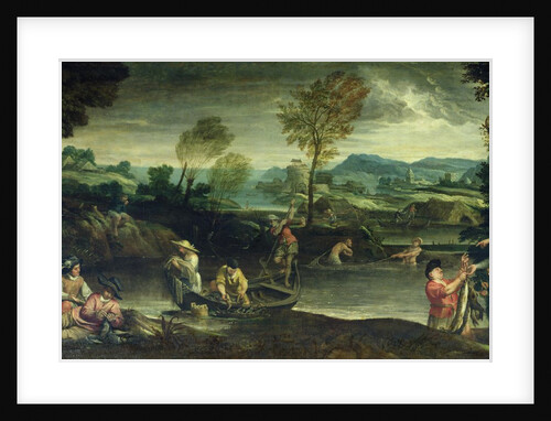 Fishing by Annibale Carracci