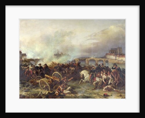 Battle of Montereau, 18th February 1814 by Jean Charles Langlois
