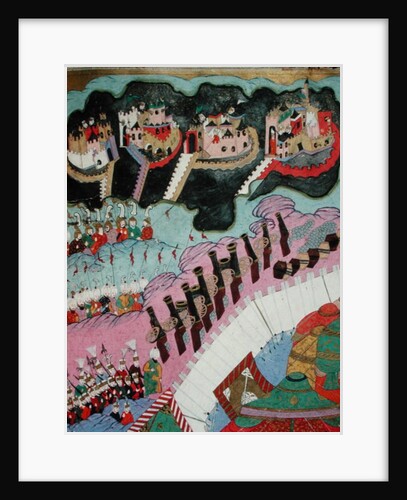 Siege of a Christian Fortress by Islamic School