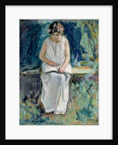 Girl Reading by Henri Lebasque