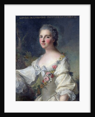 Louise-Henriette-Gabrielle de Lorraine Princess of Turenne and Duchess of Bouillon, 1746 by Jean-Marc Nattier