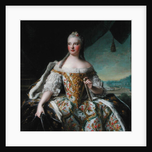 Dauphine Marie-Josephe de Saxe 1751 by Jean-Marc Nattier