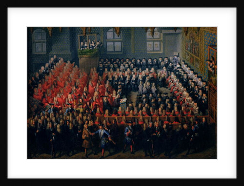 Bed of Justice Held at the Parlement de Paris, 12th September 1715 by Louis Michel Dumesnil