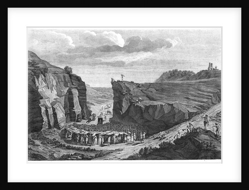 Camisards Meeting in the Desert, by French School