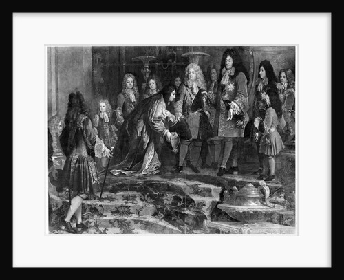 The Doge of Genoa offering his apologies to Louis XIV the 15th May 1685, 1715 by Claude-Guy Halle