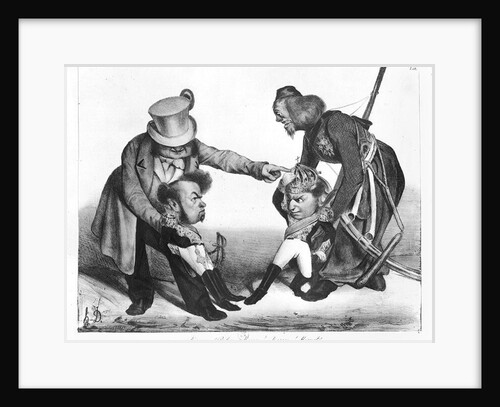 The Civil War in Portugal bringing into conflict Pedro I, Emperor of Brazil & King of Portugal and Dom Miguel, 1832-34 by Honore Daumier