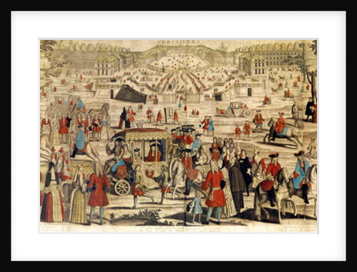 View of Versailles by French School
