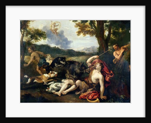 Adonis Killed by a Wild Boar by Francesco Albani