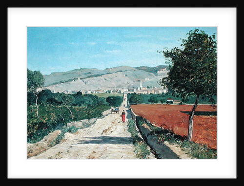 Landscape in Provence. View from Saint-Saturnin-d'Apt, 1867 by Paul Camille Guigou