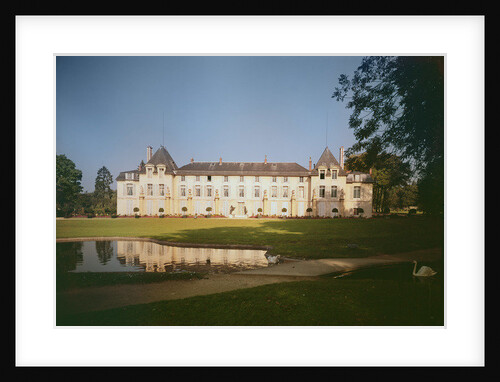 View of the garden facade, built in 1622 by French School