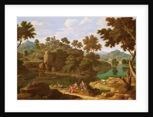 Landscape with a River by Etienne Allegrain