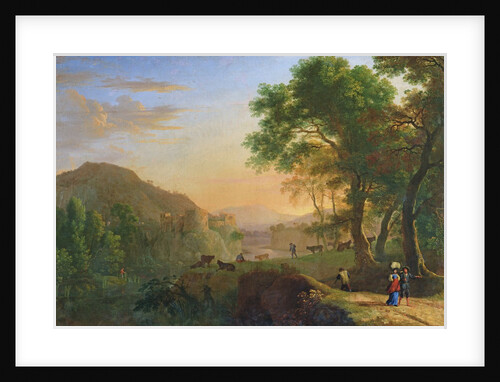 Setting Sun, Italy by Herman van Swanevelt