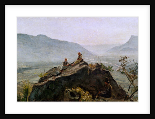 View of the Adige Valley, 1831 by Rudolph Friedrich Wasmann