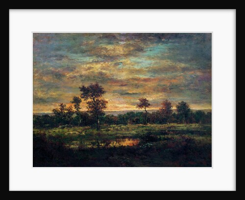 Pond at the Edge of a Wood by Theodore Rousseau