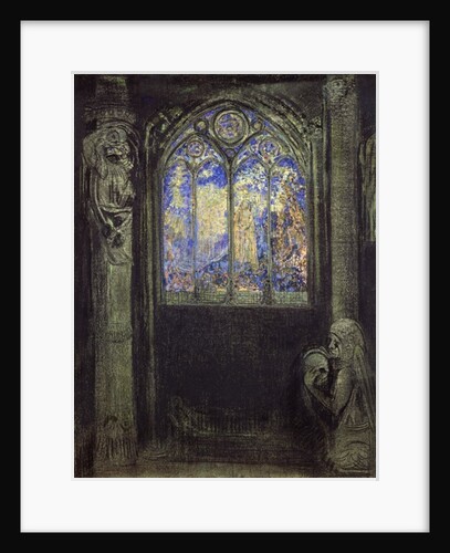 The Stained Glass Window, 1904 by Odilon Redon