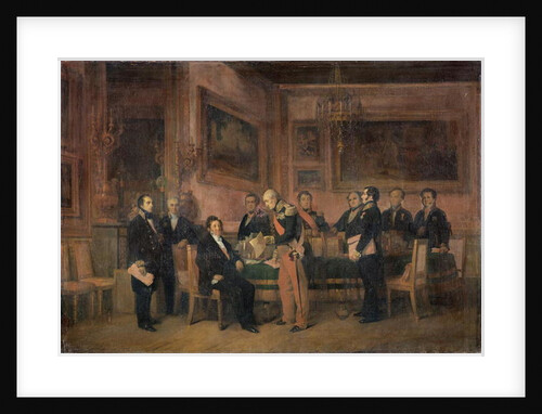 Council of Ministers at the Tuileries Signing the Law of Regency, 15th August 1842, 1844 by Claude Jacquand