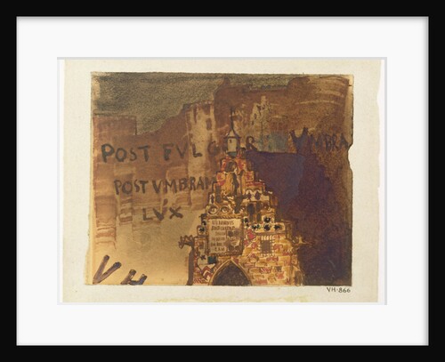 House of Chevalier de Saint-Georges, Heidelberg by Victor Hugo