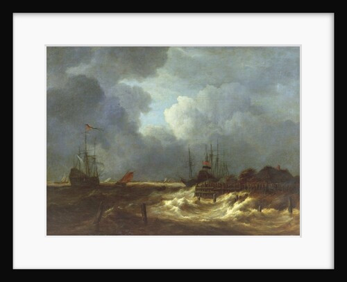 The Tempest by Jacob Isaaksz. or Isaacksz. van Ruisdael