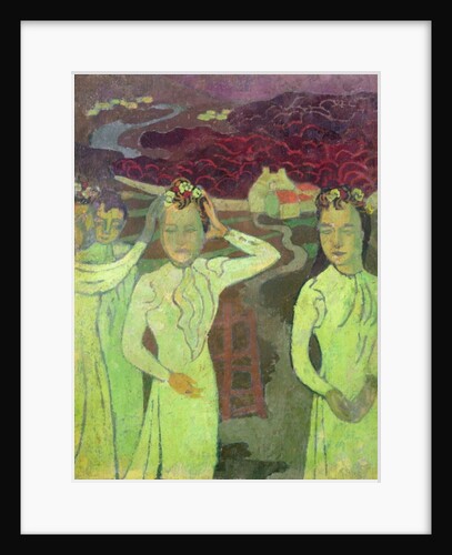 First study for a triple portrait of Marthe, 1892 by Maurice Denis