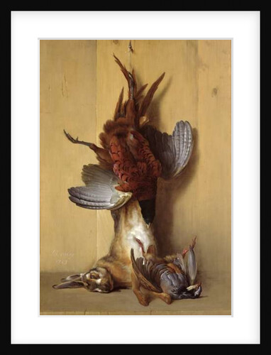 Still Life with a Hare, a Pheasant and a Red Partridge, 1753 by Jean-Baptiste Oudry