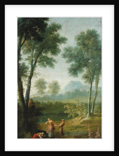 The Flower Seller 1749 by Jean-Baptiste Oudry