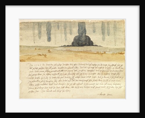 Dream landscape with text, 1526 by Albrecht Dürer or Duerer