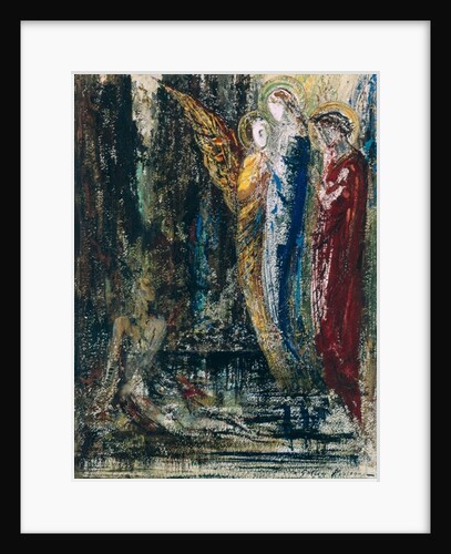Job and the Angels, c.1890 by Gustave Moreau