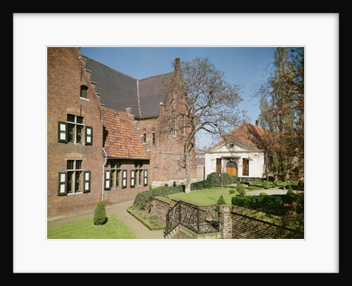 View of the House of the Abbess, the refectory and a dormitory by School Flemish