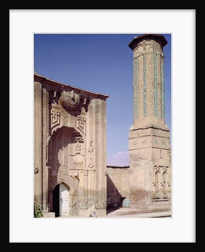 Entrance portal and minaret, built c.1260-65 by Islamic School