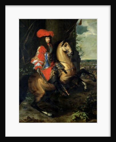 Equestrian Portrait of Louis XIV by Charles & Meulen Adam van der Le Brun