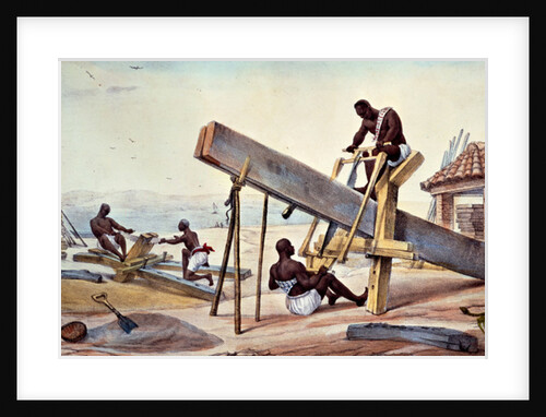 Negro Woodcutters by Jean Baptiste Debret