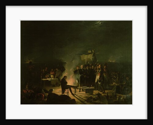 Bivouac of Napoleon I on the Battlefield of the Battle of Wagram, 5th-6th July 1809, 1810 by Adolphe Roehn