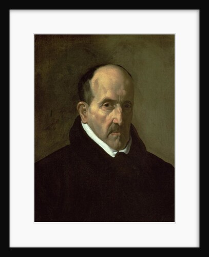 Portrait of Don Luis de Gongora y Argote 1622 by Diego Rodriguez de Silva y Velazquez